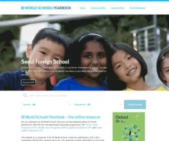 Ibyb.org(Read profiles of IB World Schools) Screenshot