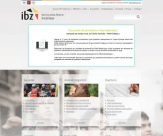 IBZ.be(SPF Intérieur) Screenshot