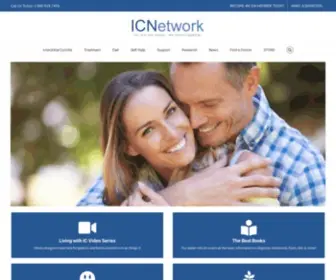 IC-Network.com(The IC Network helps the 12 million men and women with interstitial cystitis (IC)) Screenshot