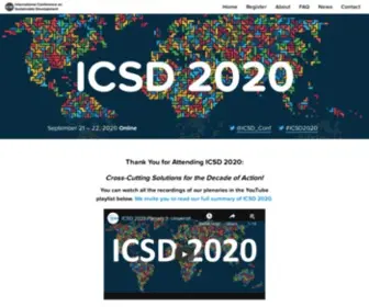 IC-SD.org(International Conference on Sustainable Development) Screenshot