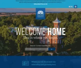 IC.edu(Illinois College) Screenshot