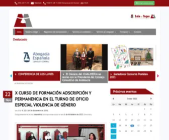 Icaalmeria.es(Ilustre Colegio Provincial de Abogados de Almería) Screenshot