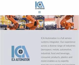 Icaautomation.com(ICA Automation) Screenshot