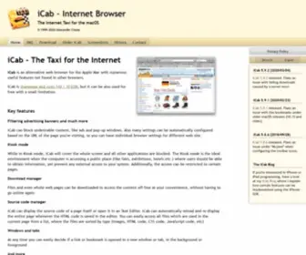 Icab.de(The Taxi for the Internet) Screenshot