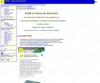 Icab.eu(ICAB calcul de structure) Screenshot