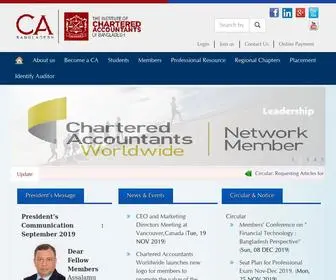 Icab.org.bd(ICAB WebMenu List) Screenshot