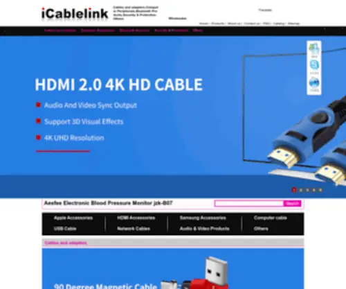 Icablelink.com(Cables) Screenshot