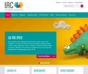 Icacentre.org.uk(The Centre for Adoption) Screenshot