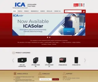 Ica.co.id(Our company) Screenshot