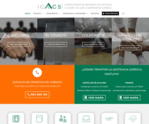 Icacs.es(Ilustre Colegio de Abogados de Castellon) Screenshot
