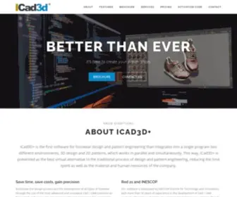 Icad3Dplus.com(3D Footwear Design) Screenshot