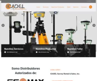 Icadelsurvey.com(Equipos y Accesorios para Topografia e ingenieria) Screenshot