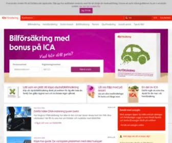 Icaforsakring.se(Försäkringar med schyssta villkor) Screenshot