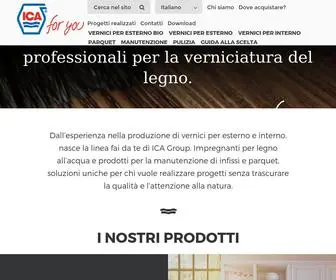 Icaforyou.com(Vernici per legno) Screenshot