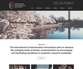 Icahdq.org(International Communication Association) Screenshot