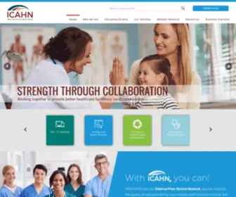 Icahn.org(Illinois Critical Access Hospital Network) Screenshot