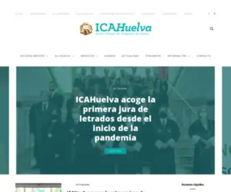 Icahuelva.es(Ilustre Colegio de Abogados de Huelva) Screenshot