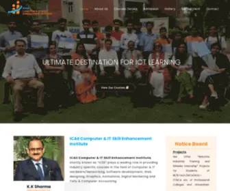 Icaiicomputerskill.com(ICSE) Screenshot