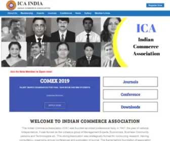 Icaindia.info(ICA INDIA) Screenshot