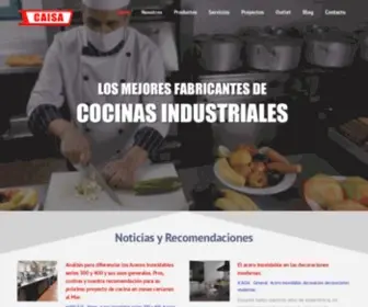 Icaisa.com(50 años trabajando con acero inoxidable) Screenshot