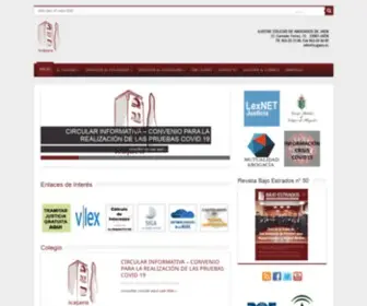 Icajaen.es(Ilustre Colegio de Abogados de Jaén) Screenshot
