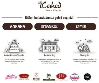 Icaked.com(Tasarla & Pastala) Screenshot