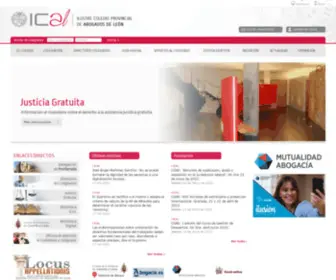 Ical.es(Ilustre Colegio Provincial de Abogados de Le) Screenshot