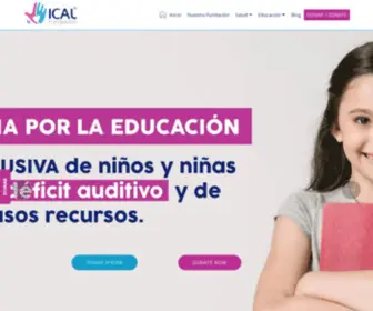 Icalcolombia.org(Fundación) Screenshot