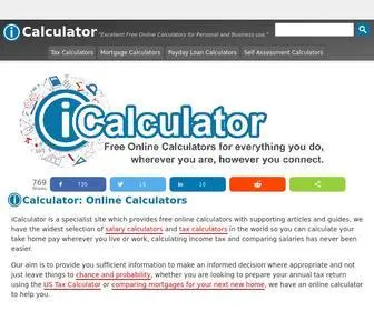 Icalculator.info(Free Online Calculators) Screenshot