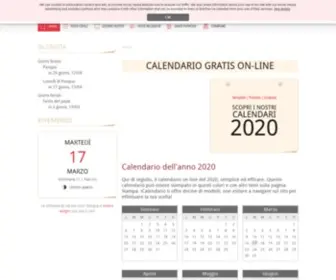 Icalendario.it(Calendario gratis on) Screenshot