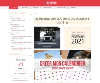 Icalendrier.fr(Calendriers, vacances et fêtes) Screenshot