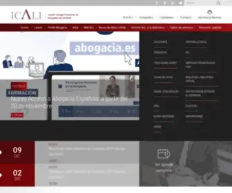 Icali.es(Ilustre Colegio Provincial de la Abogacía de Alicante) Screenshot