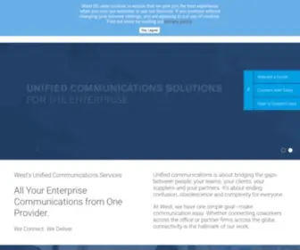Icallinc.com(West Unified Communications Services) Screenshot