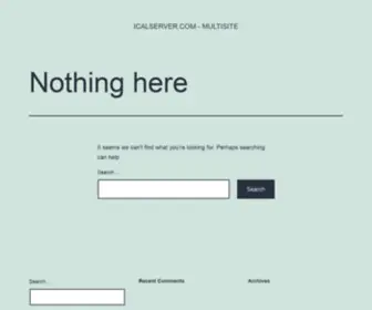 Icalserver-Multisite.com(Icalserver Multisite) Screenshot