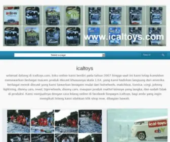 Icaltoys.com(Hotwheels) Screenshot