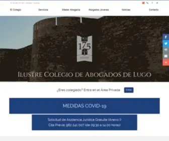 Icalugo.org(ILUSTRE COLEGIO DE ABOGADOS DE LUGO) Screenshot