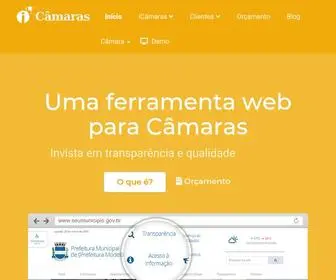 Icamaras.com.br(Sites para Câmaras) Screenshot