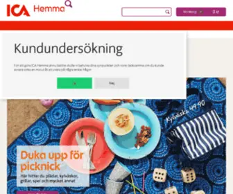 Icamaxihemochfritid.se(ICA Hemma) Screenshot