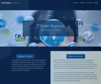 Icamlightsolutions.com(We offer a full spectrum of technology and business services) Screenshot