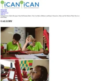 Ican.edu.kh(ICAN British International School) Screenshot