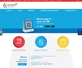 Icana.org.ar(Visas eeuu) Screenshot