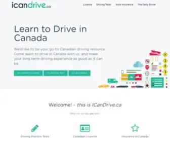 Icandrive.ca(Learn to Drive in Canada) Screenshot