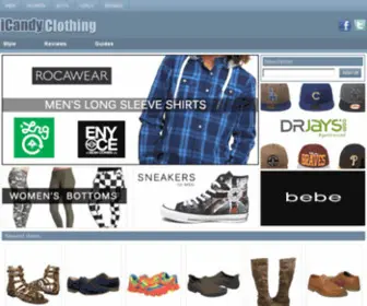 Icandyclothing.com(Urban Clothing) Screenshot