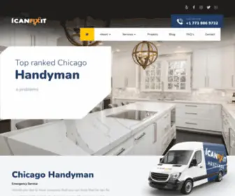 Icanfixitchicago.com(Chicago Handyman) Screenshot