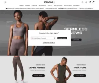 Icaniwill.de(Hier können Sie sportkleidung kaufen die Sie zum Training brauchen. Sichere Bezahlung) Screenshot
