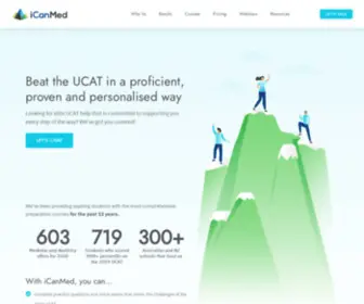 Icanmed.com.au(UCAT Training) Screenshot