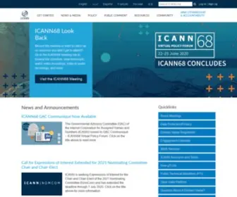 Icann.com(ICANN’s mission) Screenshot