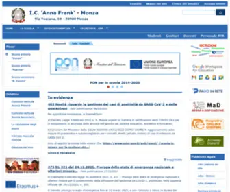 Icannafrankmonza.edu.it(I.C. 'Anna Frank') Screenshot