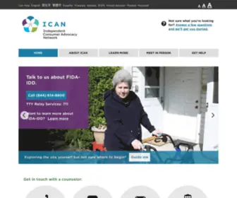 Icannys.org(Independent Consumer Advocacy Network (ICAN)) Screenshot