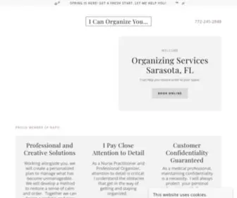 Icanorganizeyou.com(Icanorganizeyou) Screenshot